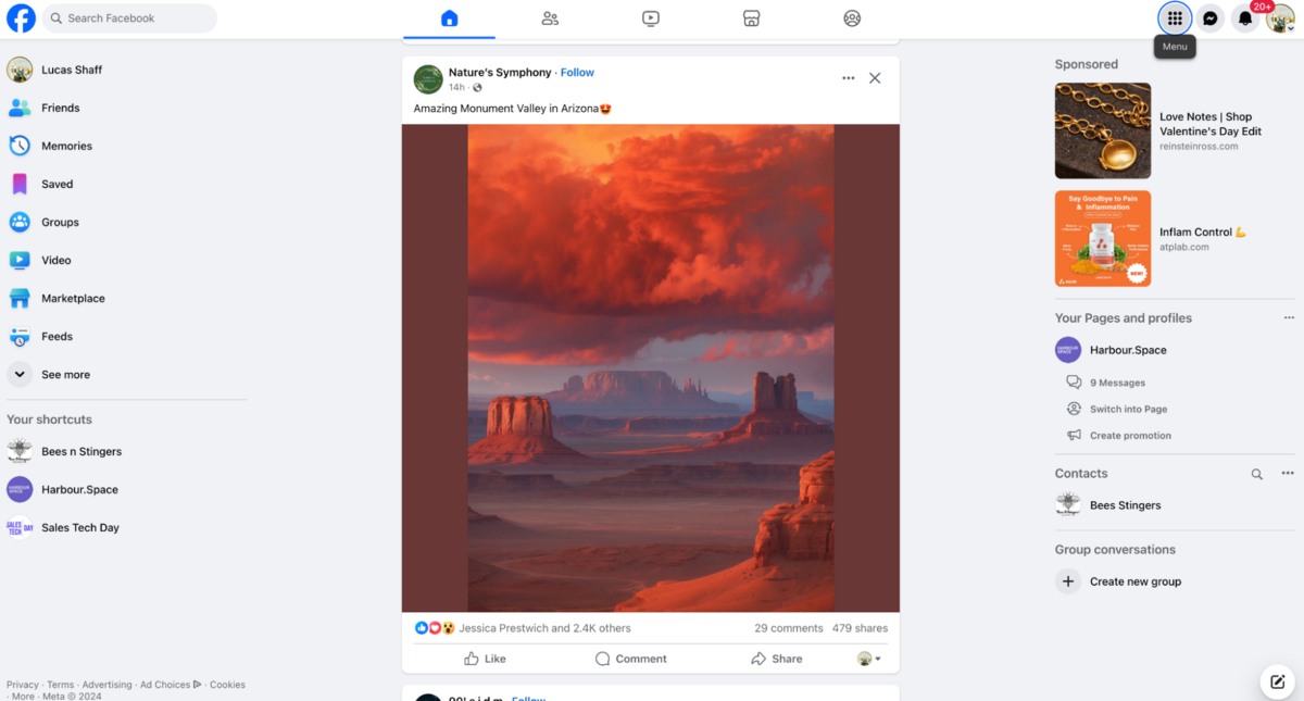 Create Facebook Page Step 1